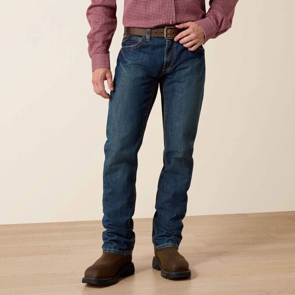 ARIAT 10015160 MENS FR M5 STRAIGHT BASIC STACKABLE STRAIGHT LEG JEAN CLAY