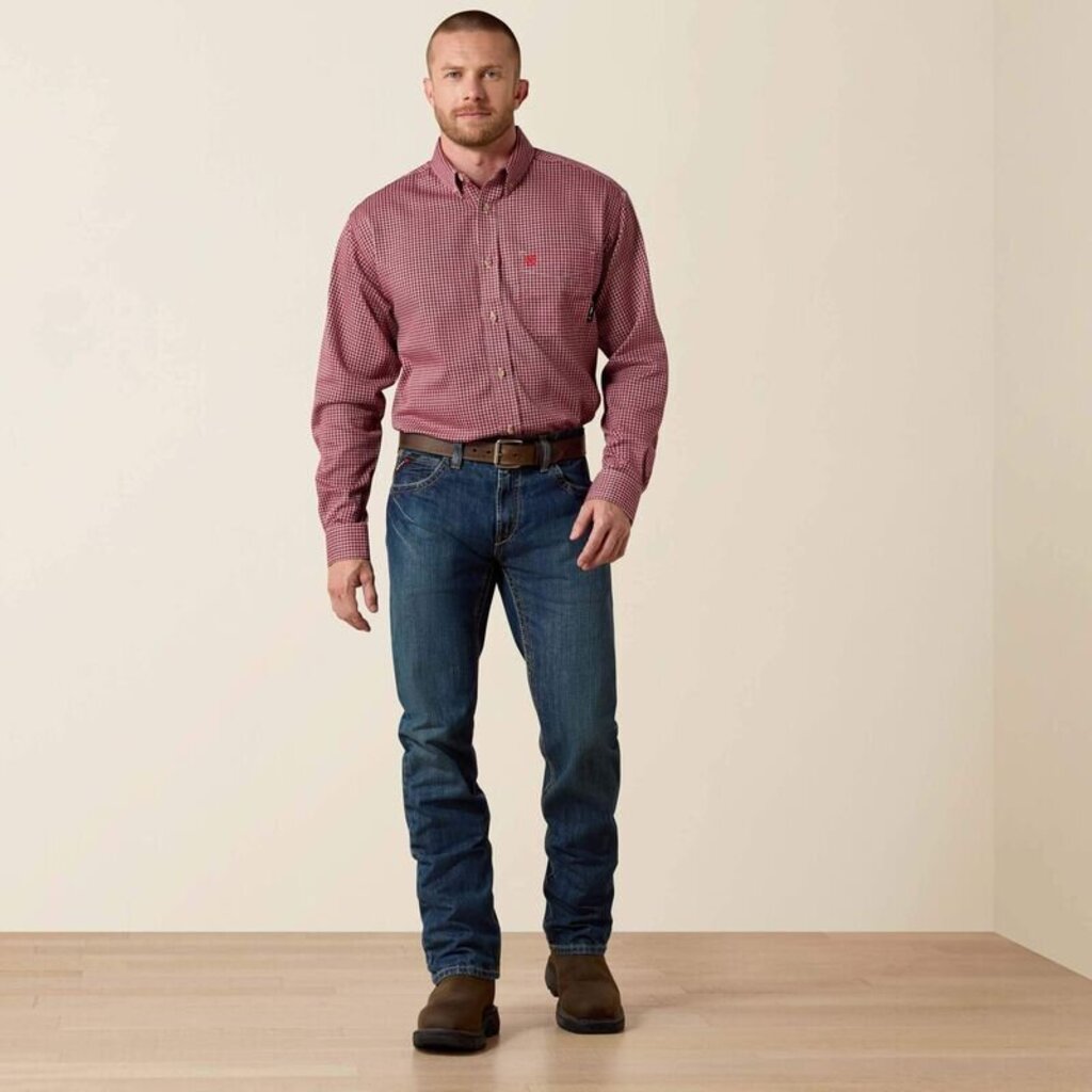 ARIAT 10015160 MENS FR M5 STRAIGHT BASIC STACKABLE STRAIGHT LEG JEAN CLAY