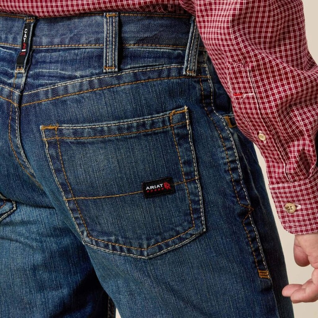 ARIAT 10015160 MENS FR M5 STRAIGHT BASIC STACKABLE STRAIGHT LEG JEAN CLAY