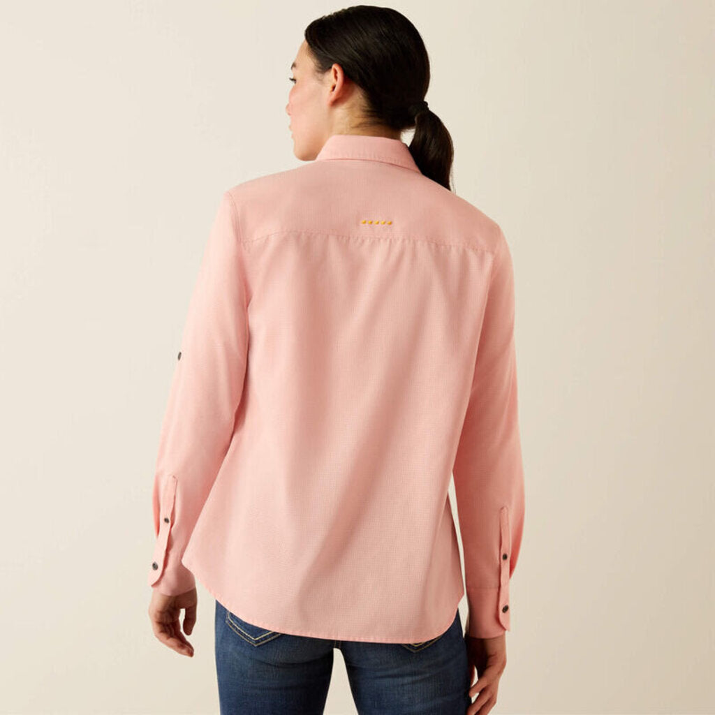 10054856 REBAR MD TGH 360 AIRFLOW DURASTRETCH LS WRK SHRT