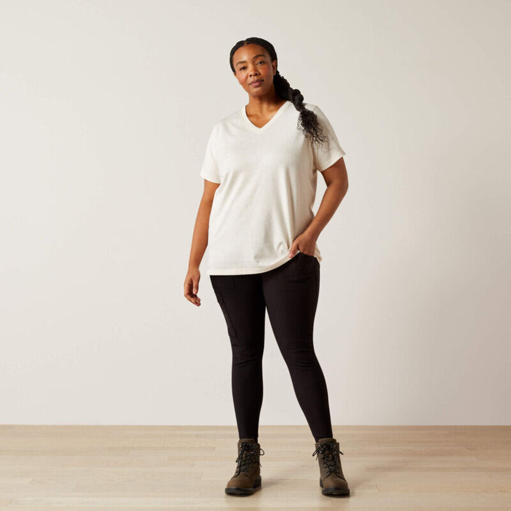 10054438 REBAR COTTON STRONG V-NECK SS TEE