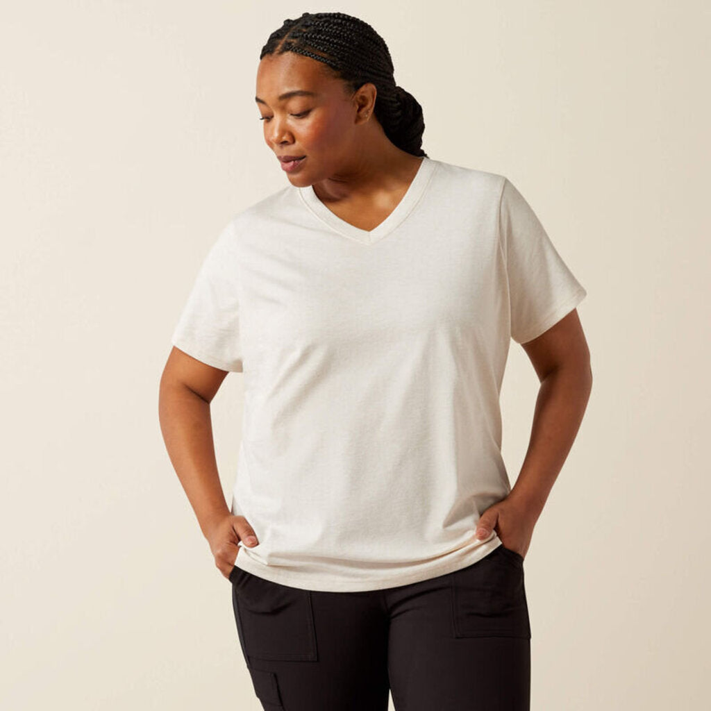 10054438 REBAR COTTON STRONG V-NECK SS TEE