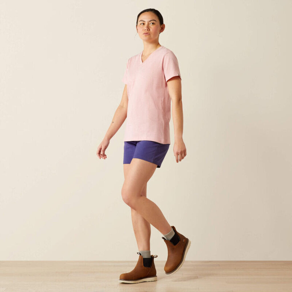 10054439 REBAR COTTON STRONG V-NECK SS TEE