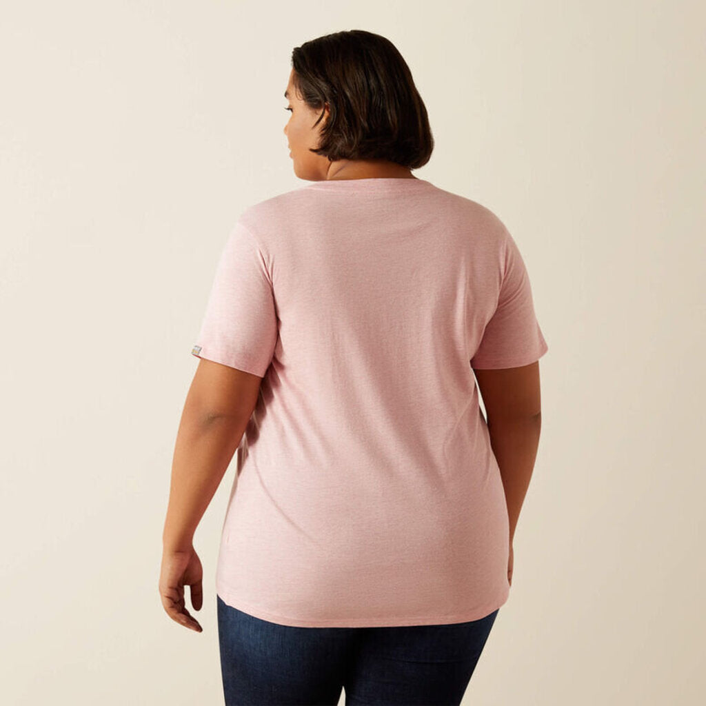 10054439 REBAR COTTON STRONG V-NECK SS TEE