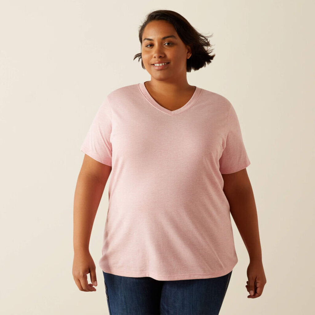 10054439 REBAR COTTON STRONG V-NECK SS TEE