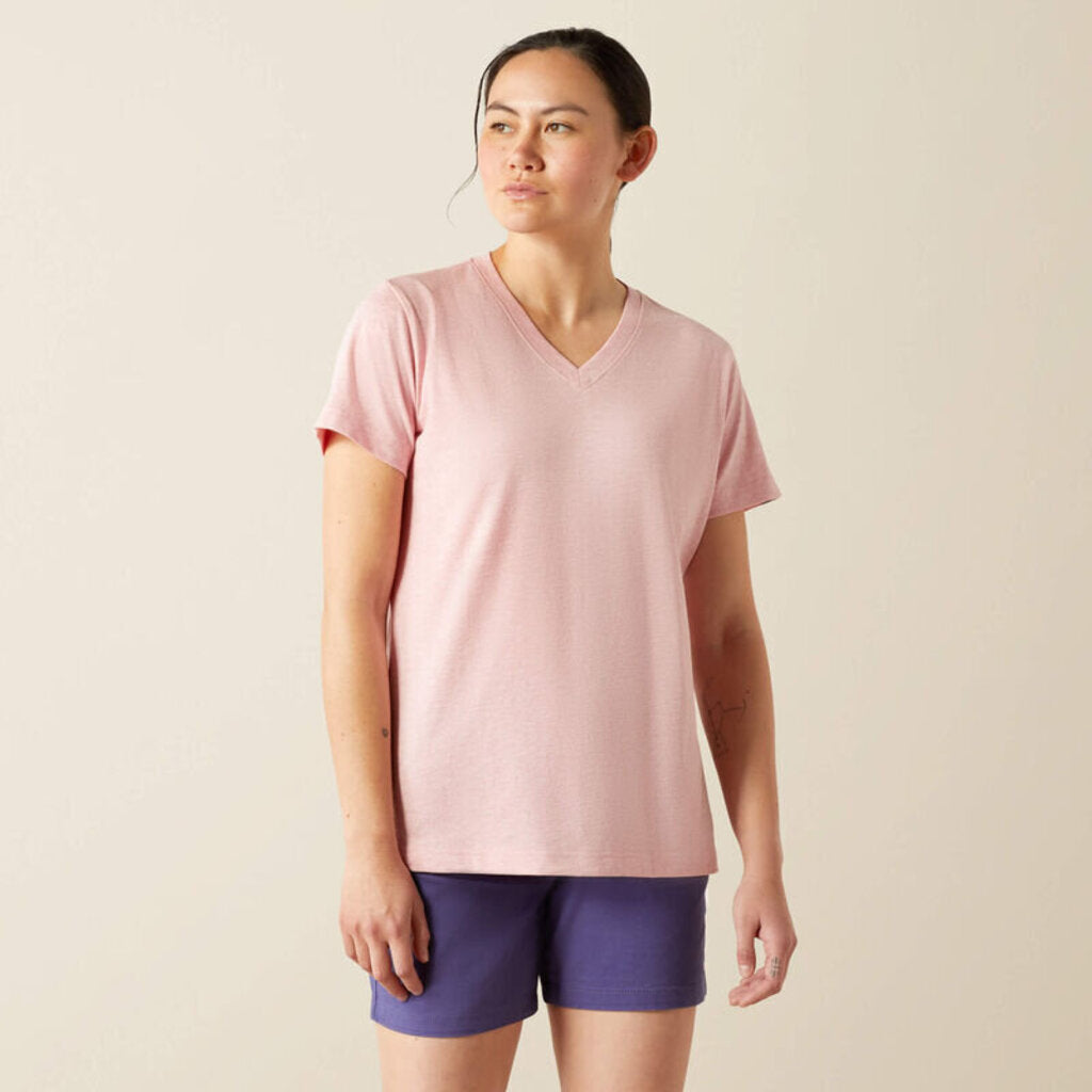10054439 REBAR COTTON STRONG V-NECK SS TEE