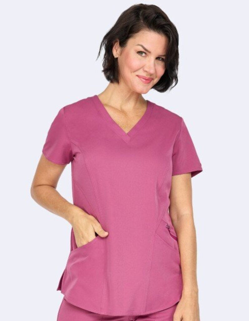 1084 DPRO Ava Back Knit Top - Deep Rose