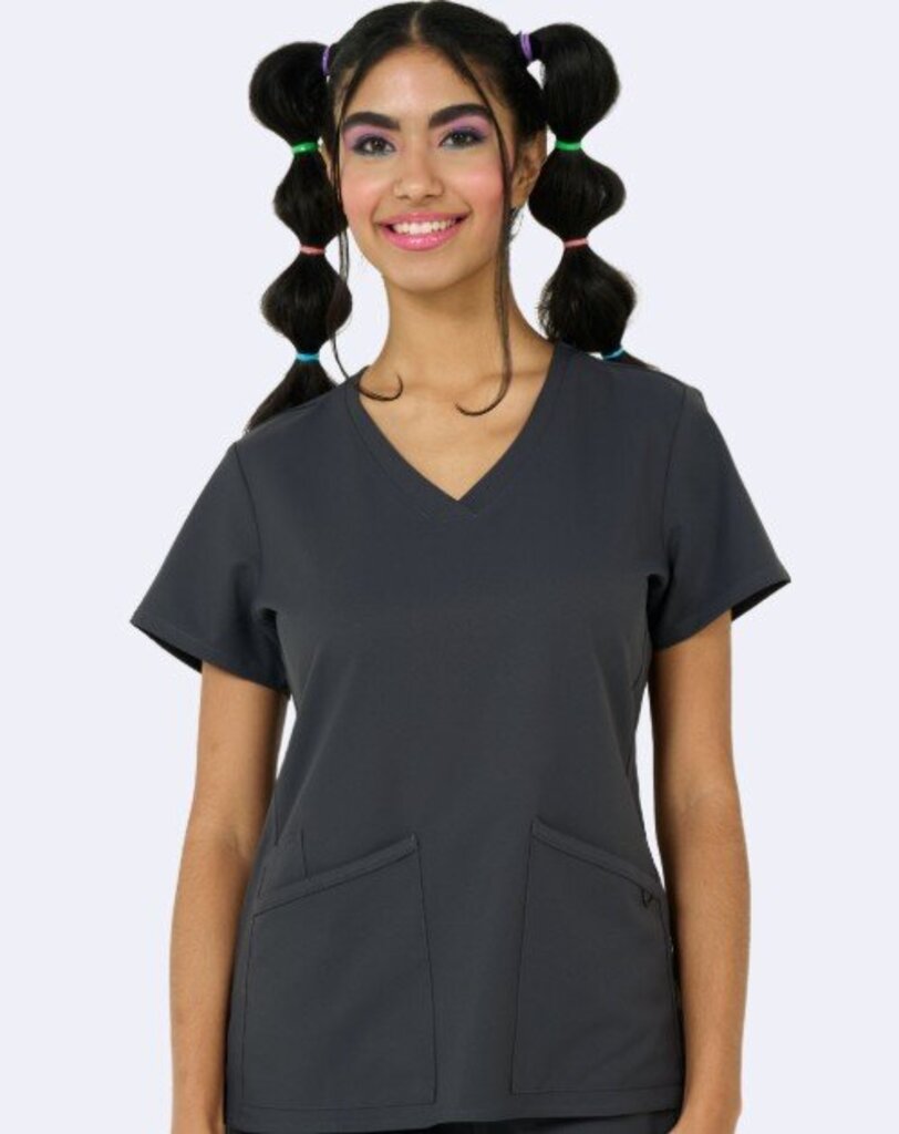 1165 PWTR ZAVATE STUDIO FOCUS V-NECK TOP