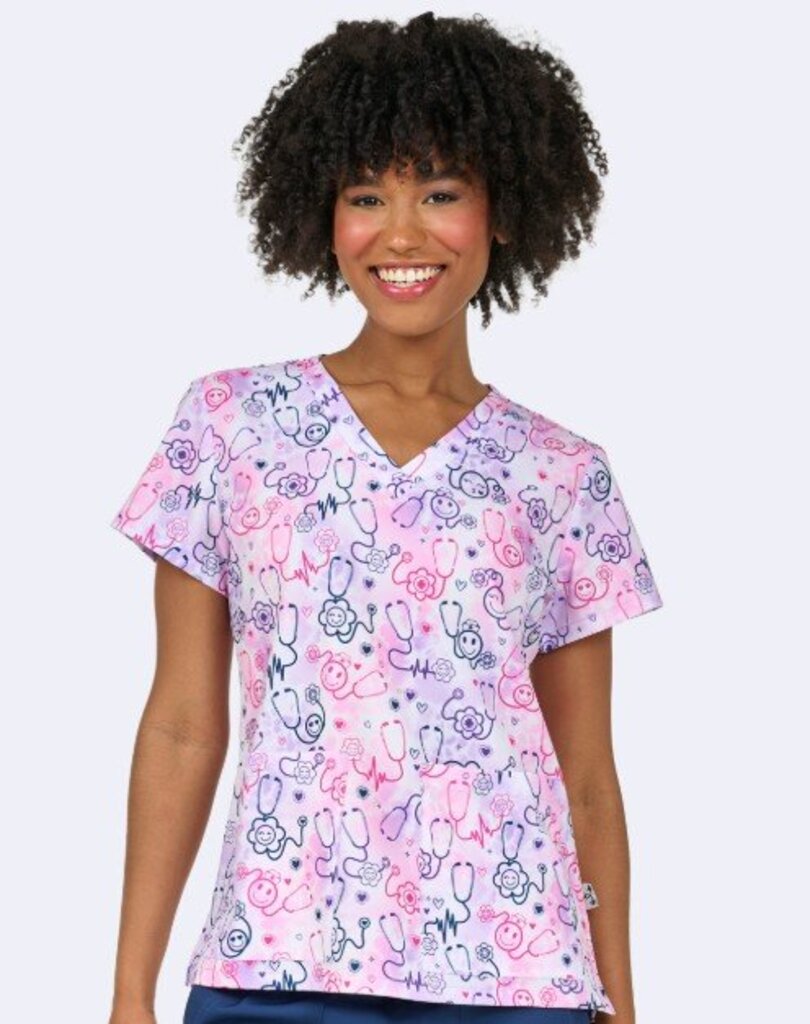 1054 HPST AUDREY PRINT TOP
