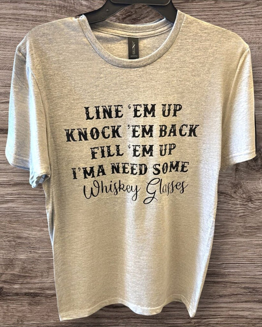 WHISKEY GLASSES TEE