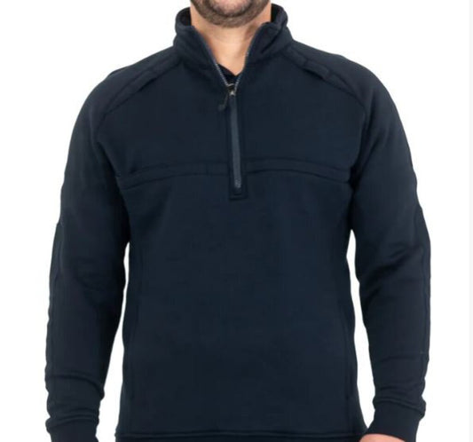 First Tactical 118507 M's Ctn Job Shirt 1/4 Zip (Available in Midnight Navy, Black)